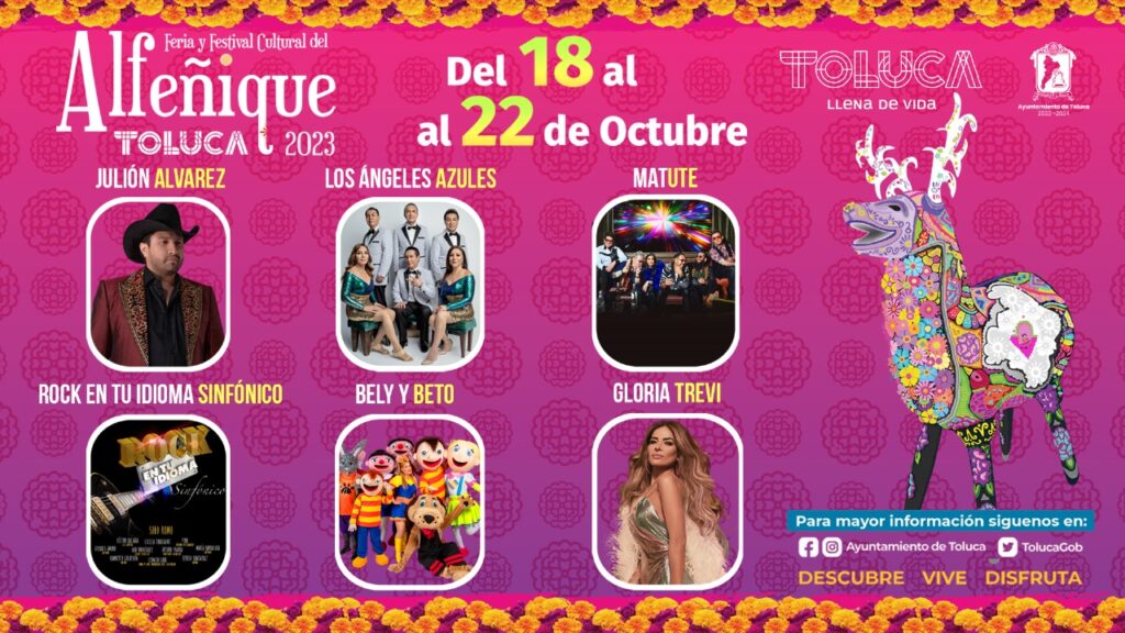 Presentan la Feria y Festival Cultural del Alfeñique 2023