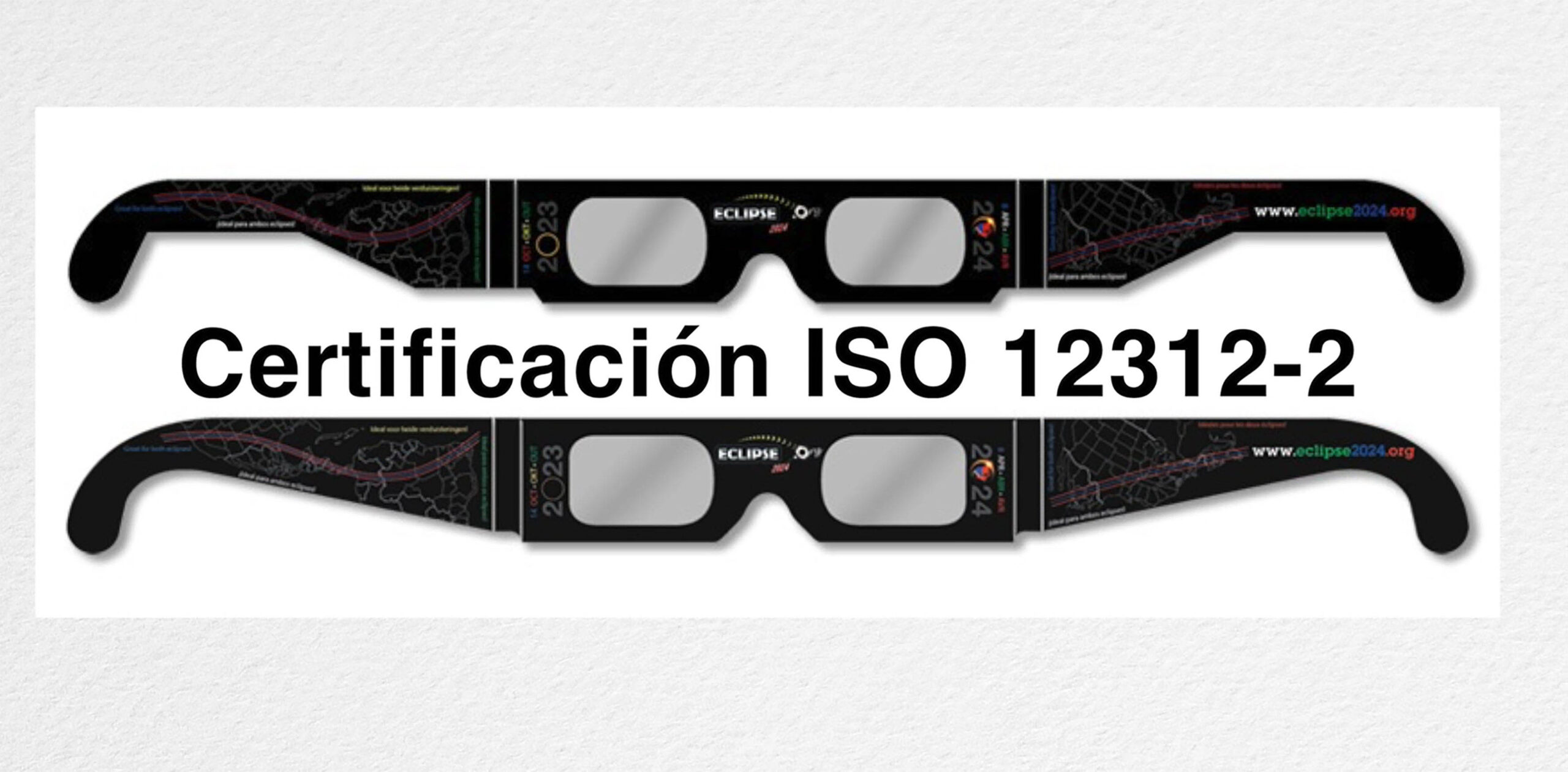 Certificados Iso 12312 Anteojos Para Ver Eclipse Solar Lentes