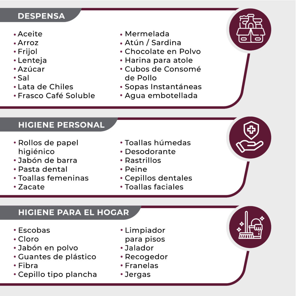 IPN abre dos centros de acopio para damnificados 