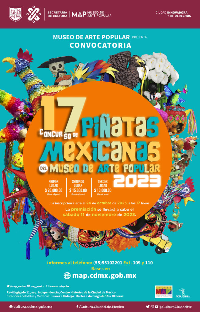 Convocan al 17° Concurso de Piñatas Mexicanas