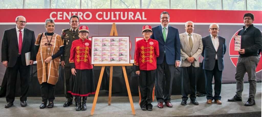 Billete de lotería con los 150 años del Ferrocarril Mexicano