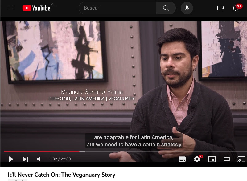 Actriz y activista chileno se unen en documental vegano