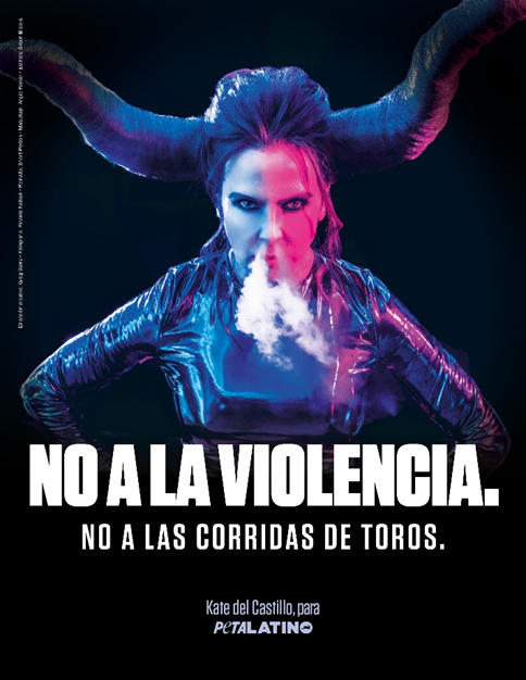 Kate del Castillo y PETA : ¡No a las corridas de toros! 