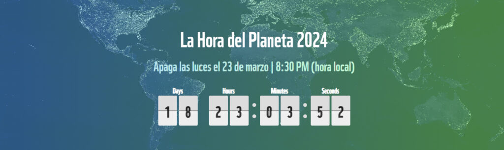 Todo listo para La Hora del Planeta 2024 