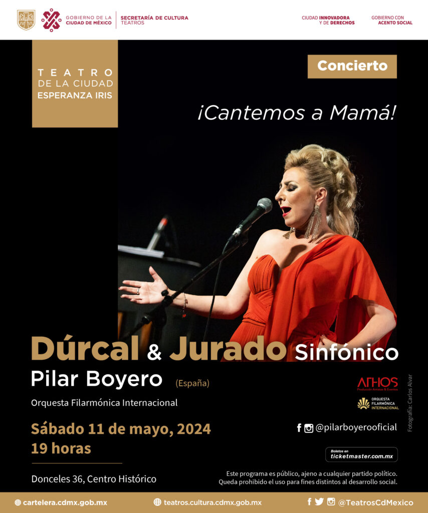 Pilar Boyero vuelve a México en el Teatro de la Ciudad