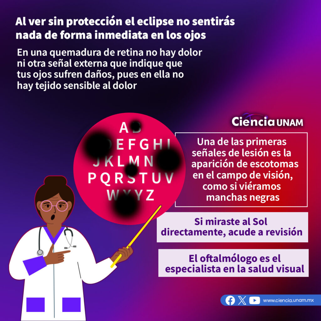 UNAM recomienda medidas para ver el Gran Eclipse 