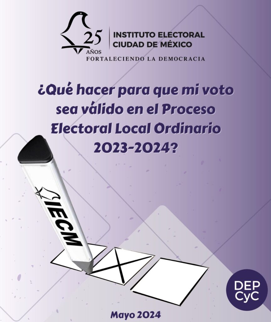 Promueve IECM voto válido con diversos materiales  