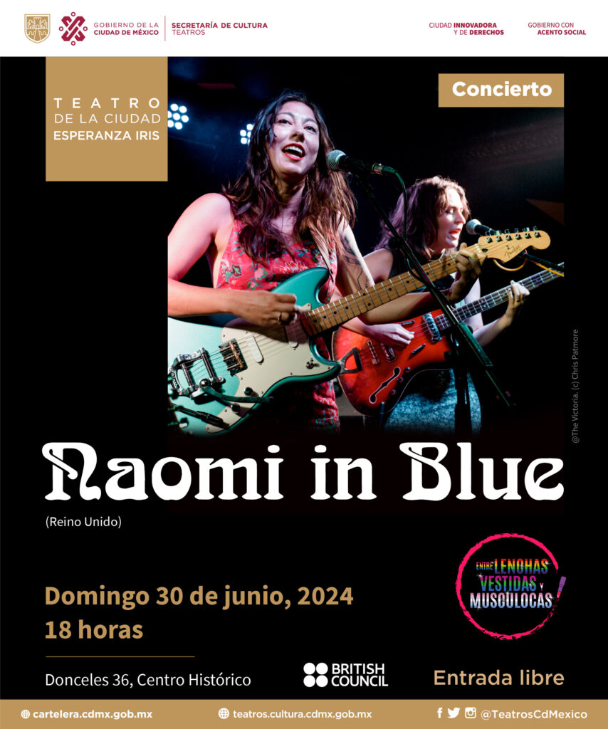 La británica Naomi In Blue ofrece concierto gratuito