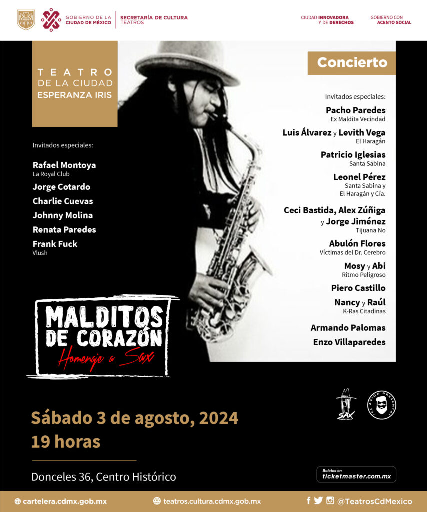 Malditos de corazón. Homenaje a Sax