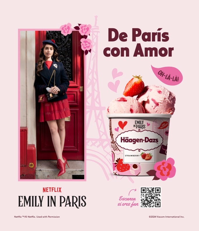 Lanzan helado edición especial “Emily en París” 