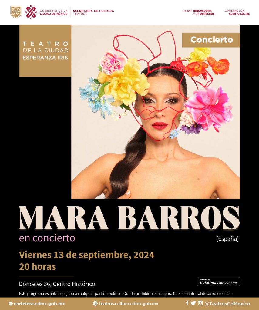 Desde España llega la cantante Mara Barros 