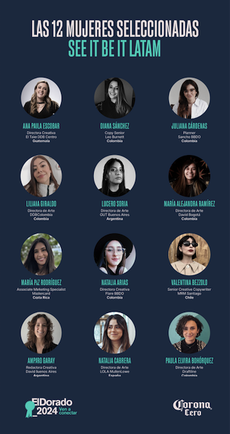 12 mujeres seleccionadas para la industria creativa