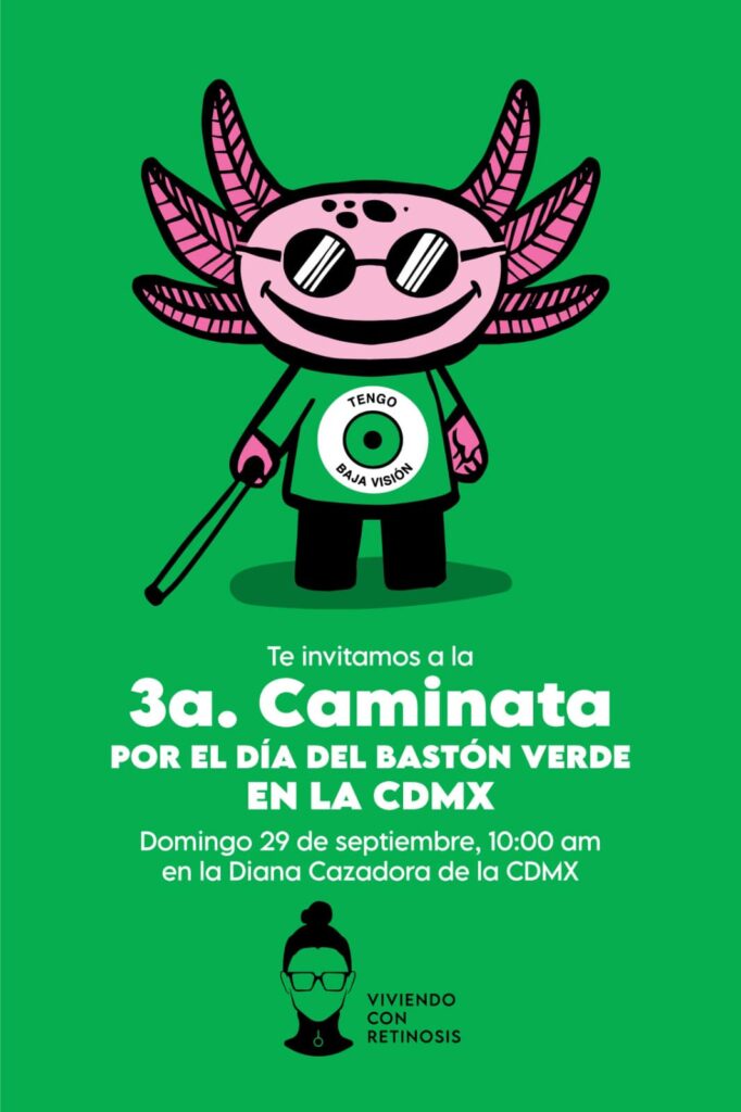 3ª. Caminata por el bastón verde. Visibilizar la baja visión