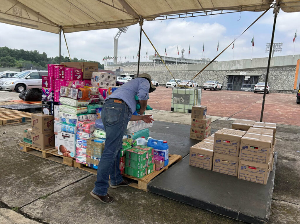 Comenzó en la UNAM el acopio para damnificados