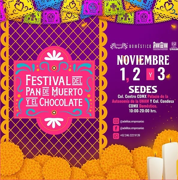 Festival del pan de muerto y el chocolate