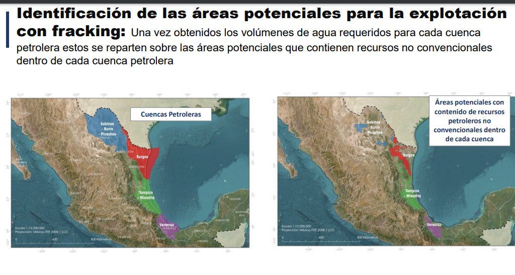 4 regiones con potencial a fracking sufren estrés hídrico