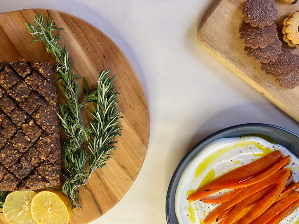 Una deliciosa cena de fin de año basada en vegetales