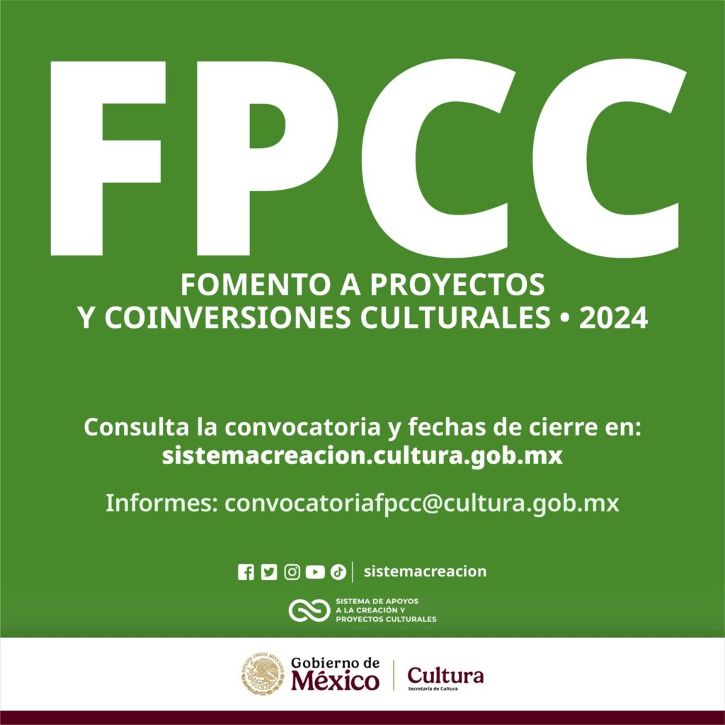 Convocatoria de Fomento a Proyectos Culturales 2024 