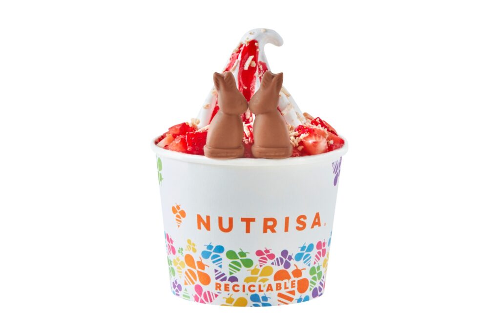 Mini conejitos de chocolate saltan al helado de Nutrisa 