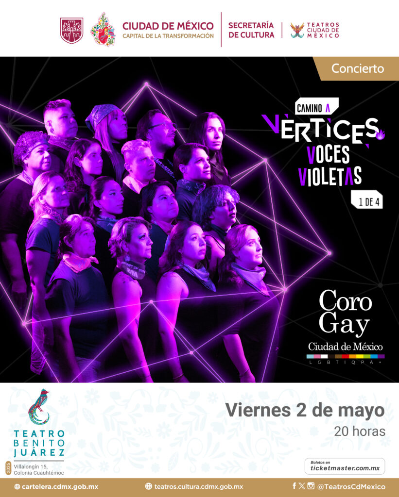 Ofrecerá Coro Gay CDMX LGBTIQPA+ 6 conciertos
