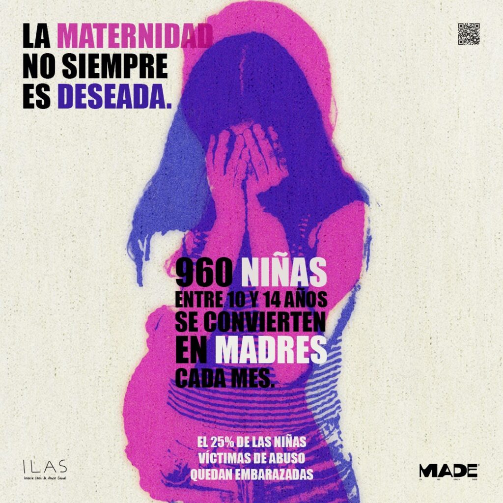 En México 960 niñas se convierten en madres