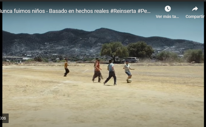 "Nunca Fuimos Niños": Reinserta estrena cortometraje
