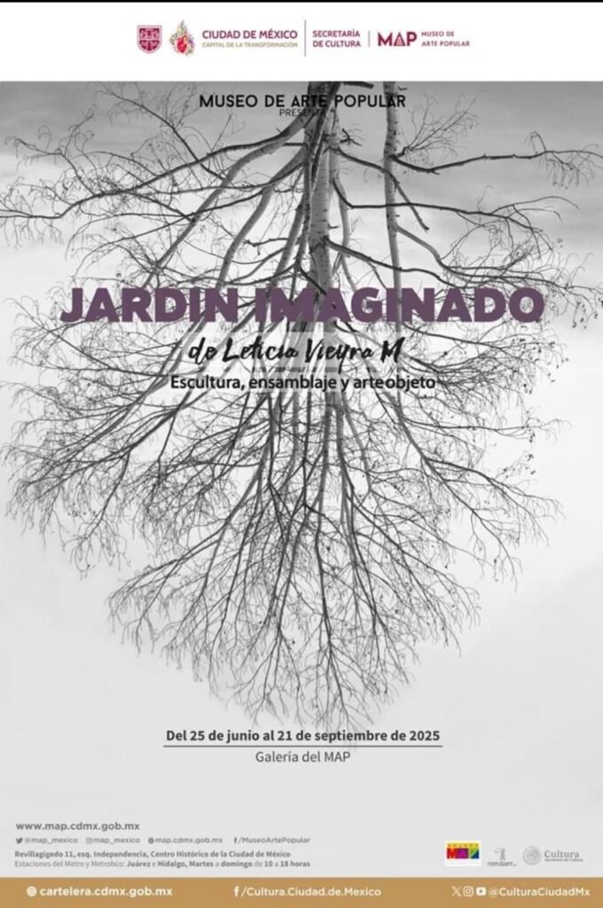 Jardín Imaginado de Leticia Vieyra: ciclo de la naturaleza