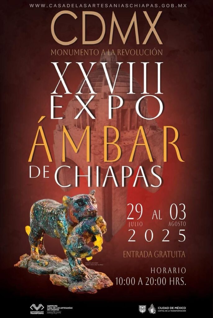 El tesoro de Chiapas brillará en la XXVIII Expo Ámbar 