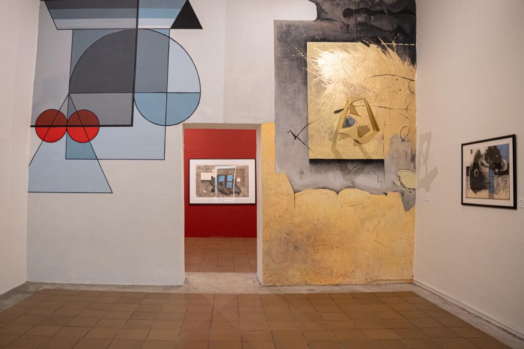 Exposición de Manuel Felguérez y Gilberto Aceves