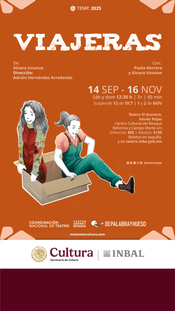 "Viajeras": un viaje teatral hacia el autodescubrimiento