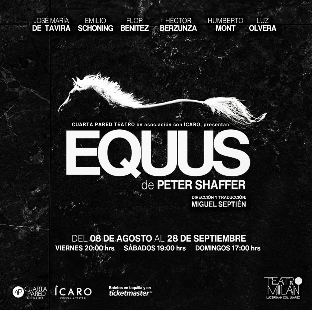 Miguel Septién dirige la nueva versión de "Equus"