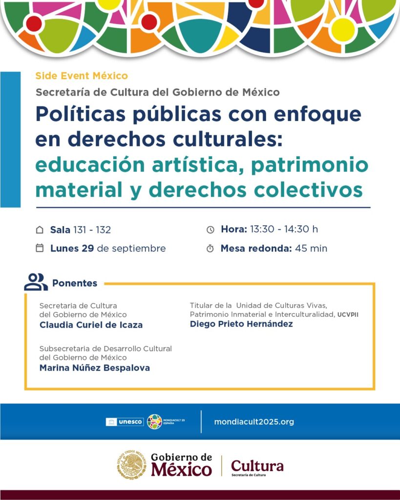 Mondiacult 2025 Conferencia Mundial de la UNESCO 