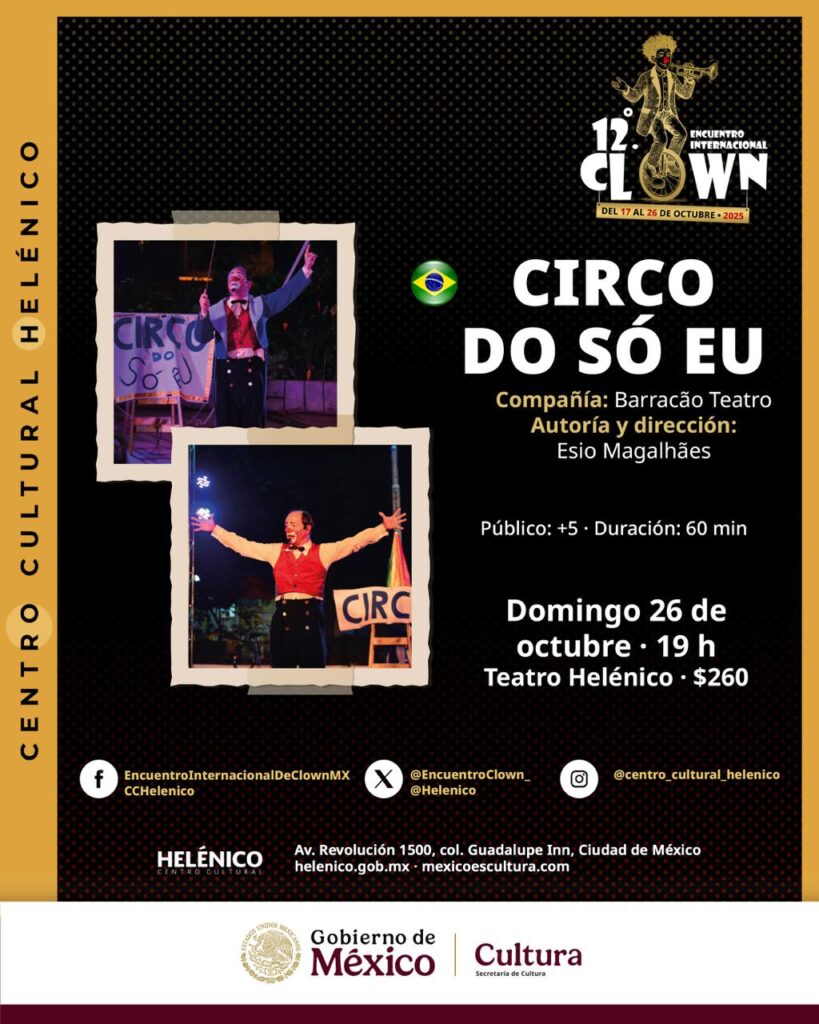 Programación del 12° Encuentro Internacional de Clown