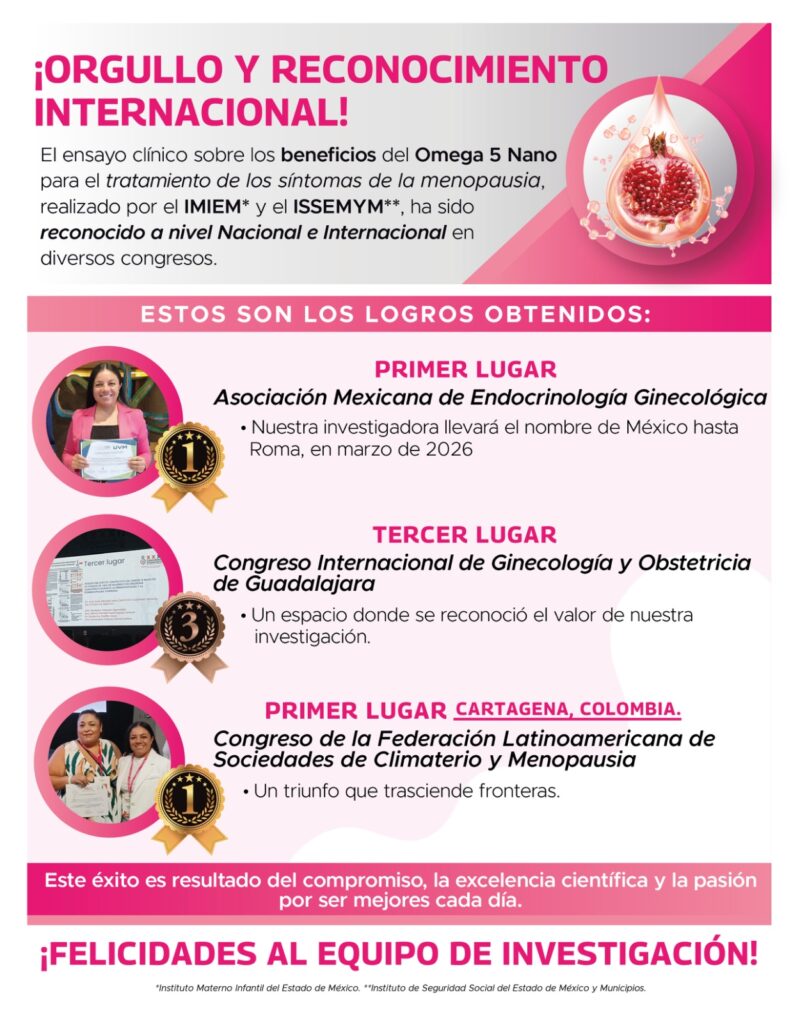 Omega 5 Nano en pacientes con Menopausia 