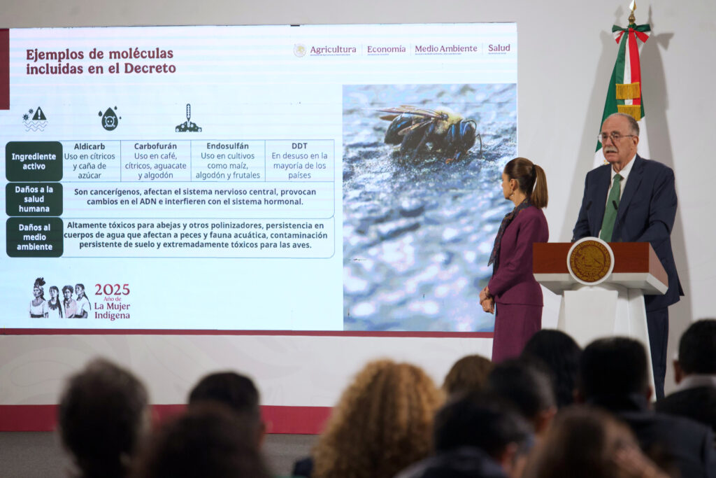 Prohíben 35 plaguicidas de alto riesgo para la salud