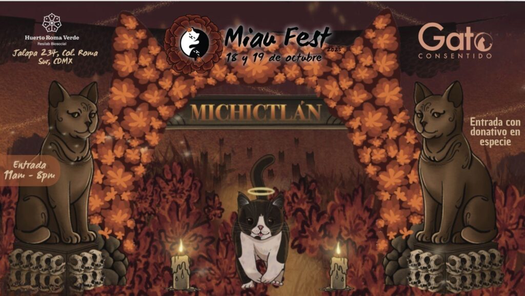 Descubre el “Michictlán” en la nueva edición del Miau Fest