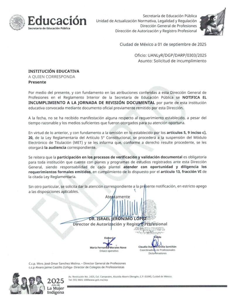 Acoso administrativo y abuso de autoridad en la SEP