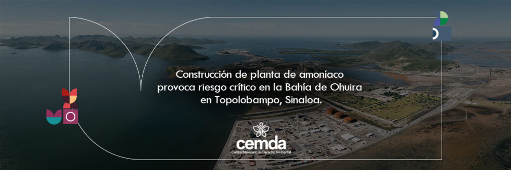 Construcción de planta de amoníaco provoca riesgo