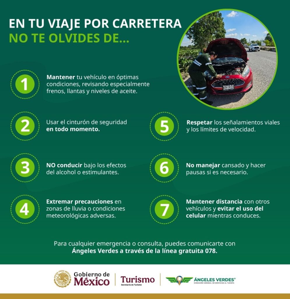 Ángeles Verdes emite 10 recomendaciones para viajar 