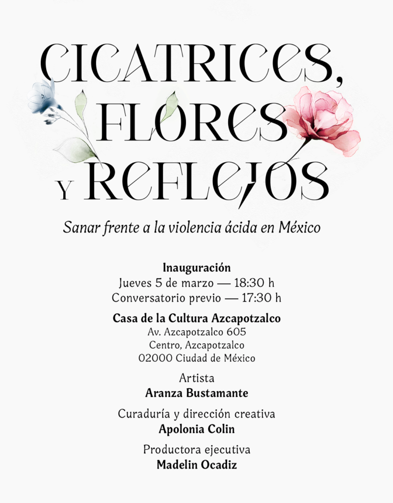 Cicatrices- flores y reflejos. Sanar frente a la violencia