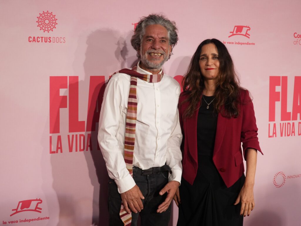 Julieta Venegas y Lorenzo Hagerman celebran premiere 