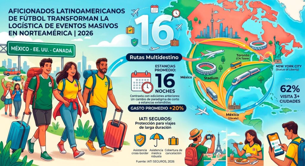 Estancias promedio crecen a 16 noches en 2026  