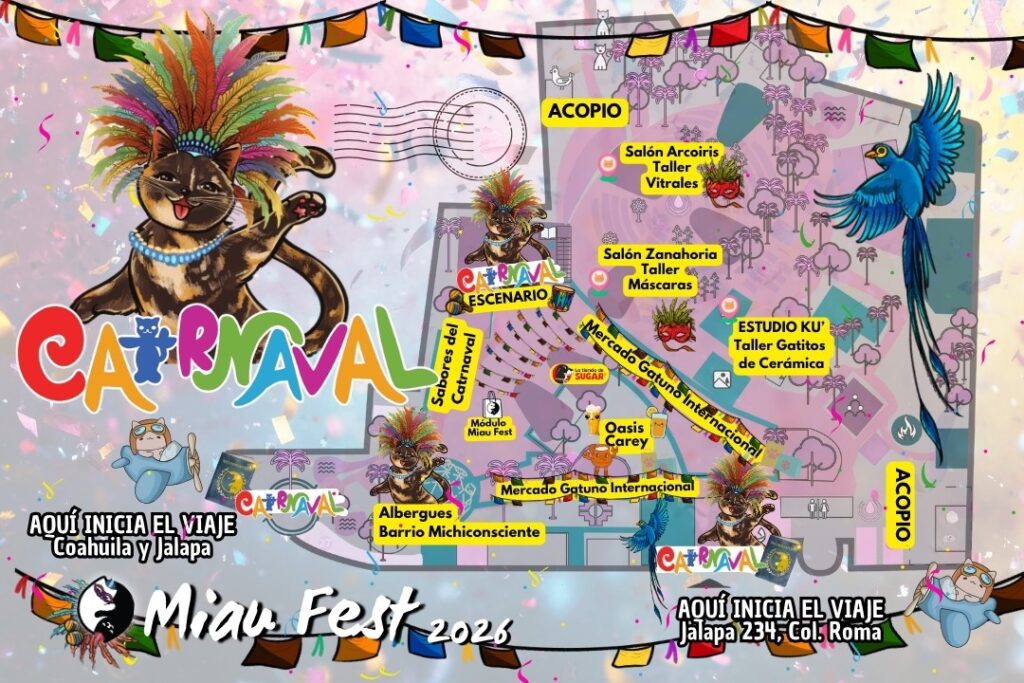 Todo listo para el “Catrnaval” felino