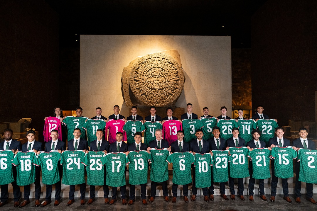 La Selección Mexicana visita el Museo de Antropología  