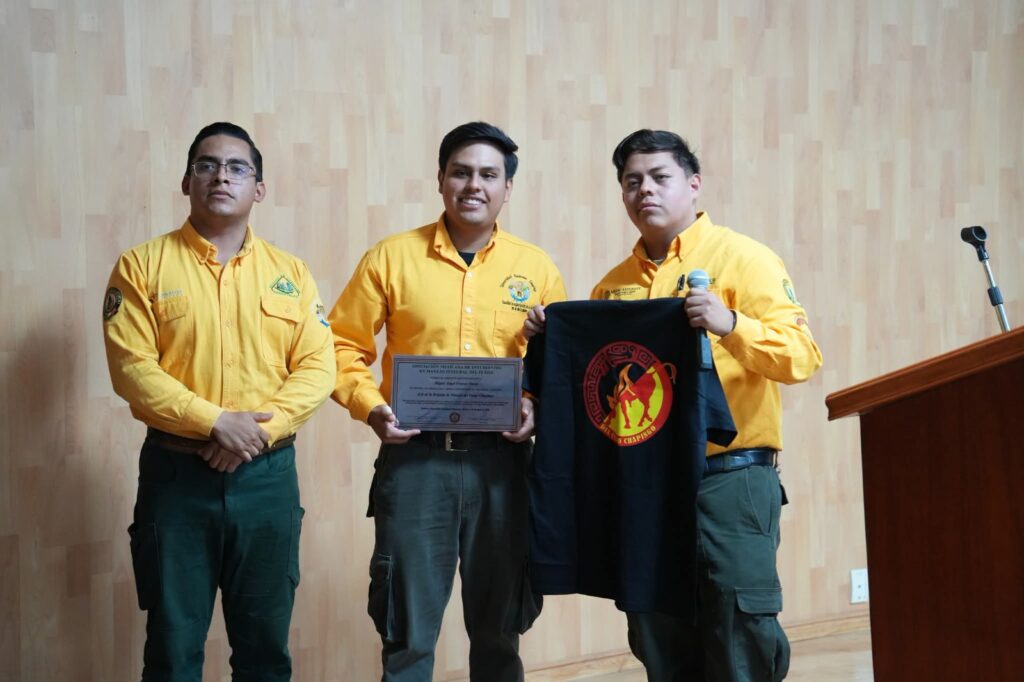 Nuevo jefe para la brigada de manejo del fuego Chapingo 