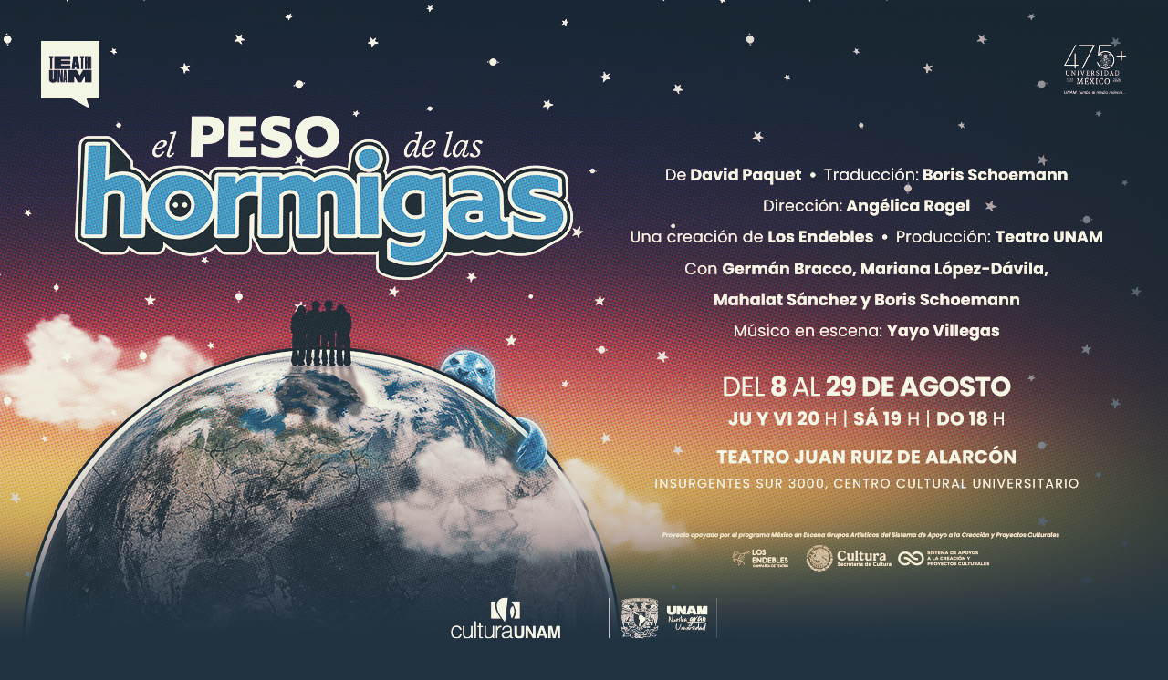 Teatro UNAM reabre su cartelera para agosto