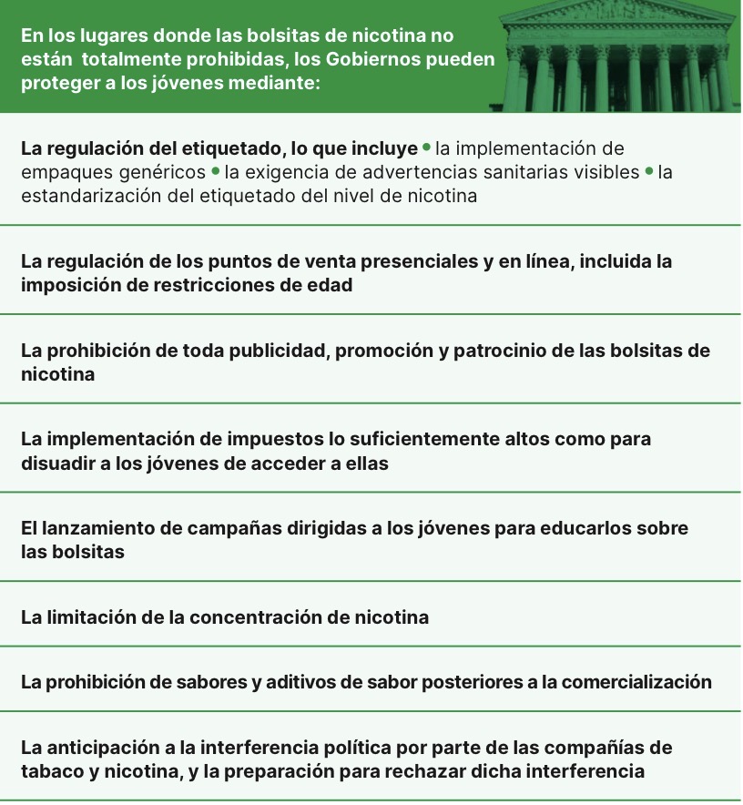 Bolsitas de nicotina contienen sustancias cancerígenas