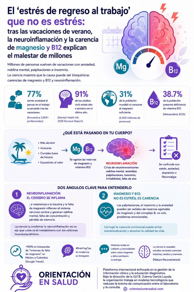 El “estrés de regreso al trabajo” que no es estrés