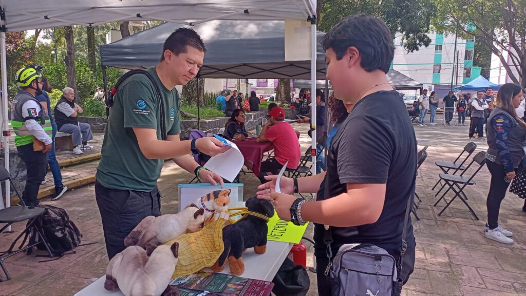 Simulacro Nacional incorpora a los animales