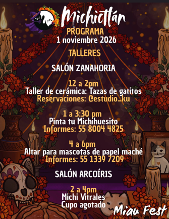Todo está listo para el Miau Fest Encantado y Michictlán
